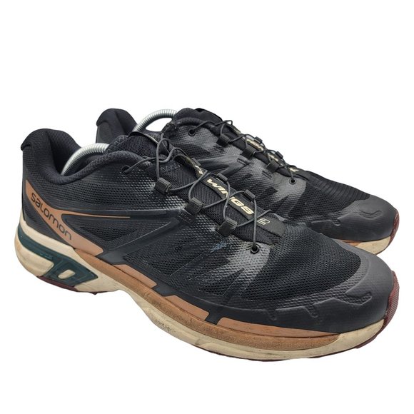 Salomon Other - Salomon XT-Wings 2 Mens 11.5 Black Bleached Sand Shoes Outdoor Hiking Trails